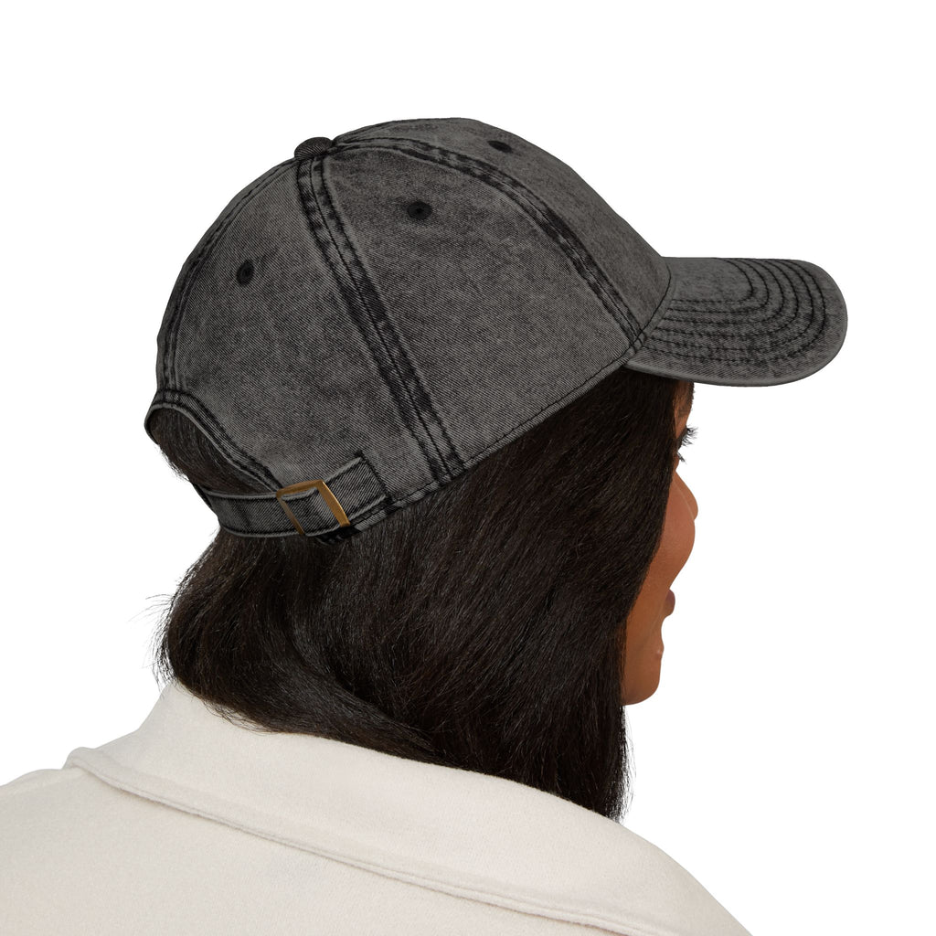 Embroidered ‘God loved first’ Vintage Washed Cap