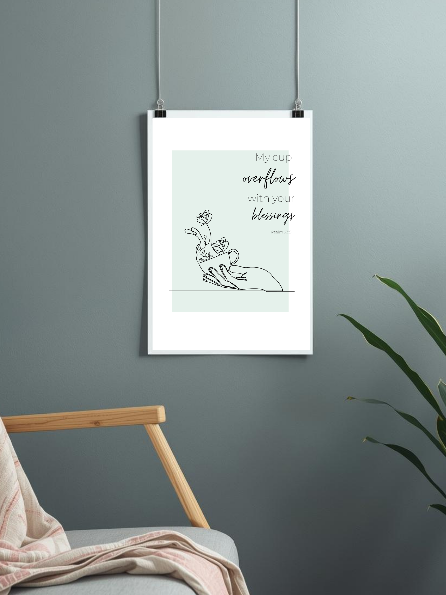 Art - Cup Overflows - Poster