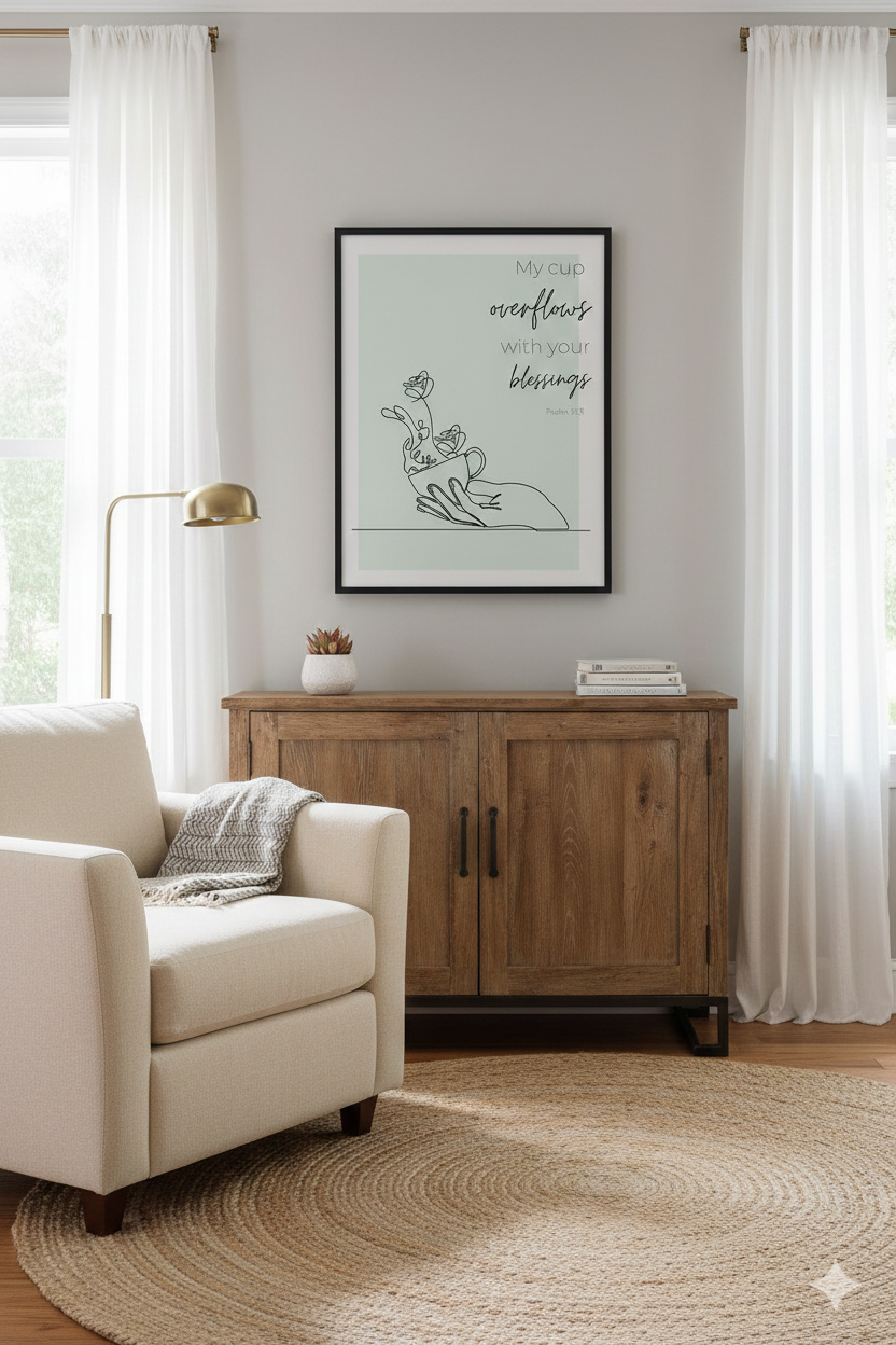 Art - Cup Overflows - Poster